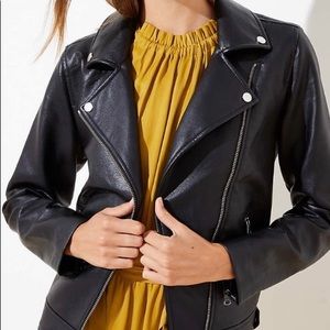 Loft Faux Leather Moto Jacket